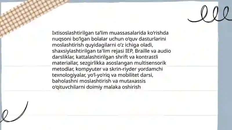 Ixtisoslashtirilgan ta'lim muassasalari 3