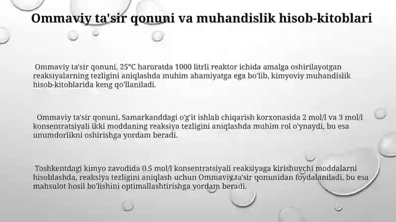 Ommaviy Ta'sir Qonuni 3