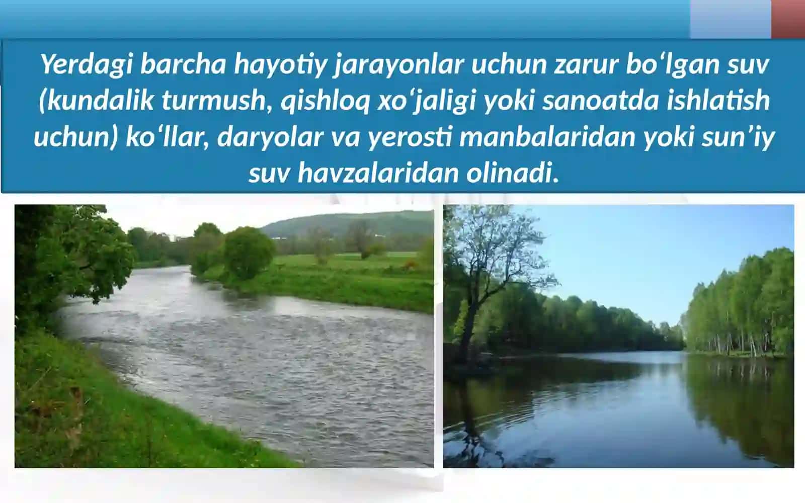 7-sinf kimyo darsligi - Suv havzalari ni ifloslanishini saqlash choralari 3