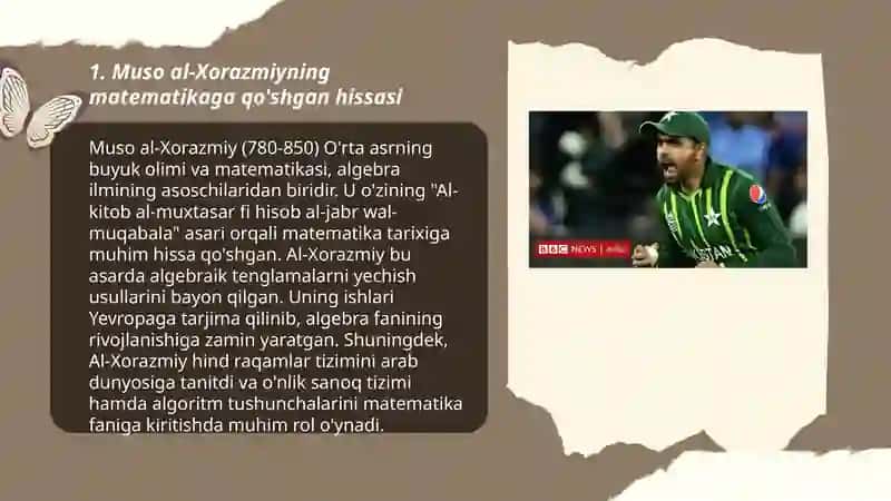 Muso al Xorazmiy va Abu Abdullah Xorazmiylarning dunyo svilizatsiyalaridagi tutgan o'rni 3