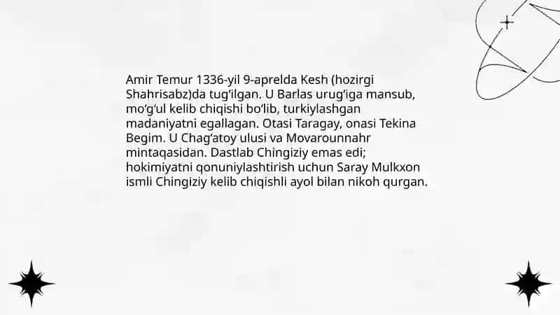 Amir Temur hayoti 3