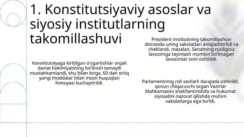 Mustaqillik yillarida boshqaruv tizimida amalga oshirilgan islohotlar 3