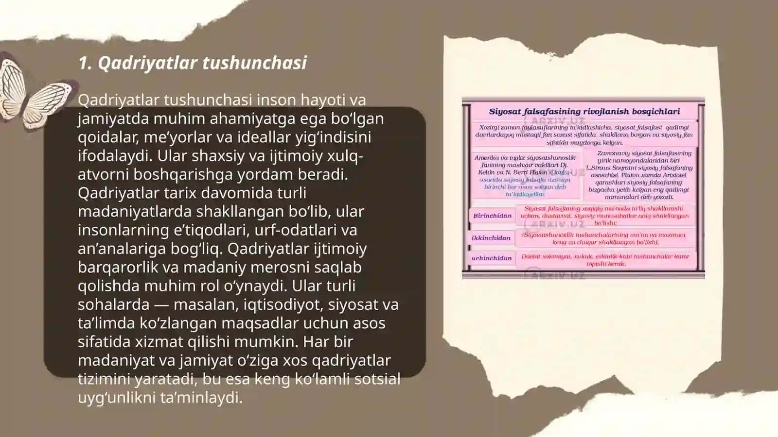 Qadriyatlar falsafasi(aksiologiya) 3