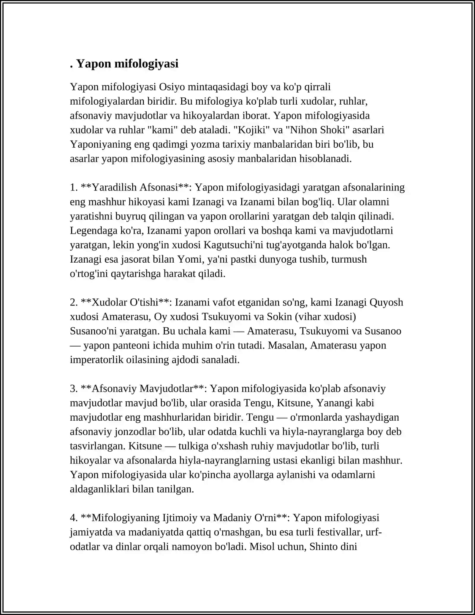 DUNYO XALQLARINING MIFLARI XAQIDA KRASVORD TAYORLASH 3