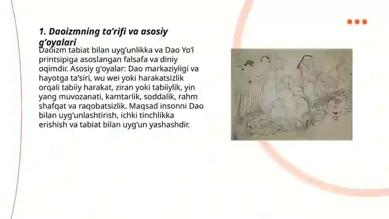 Daoizmning taʼrifi va asosiy gʼoyalari 3