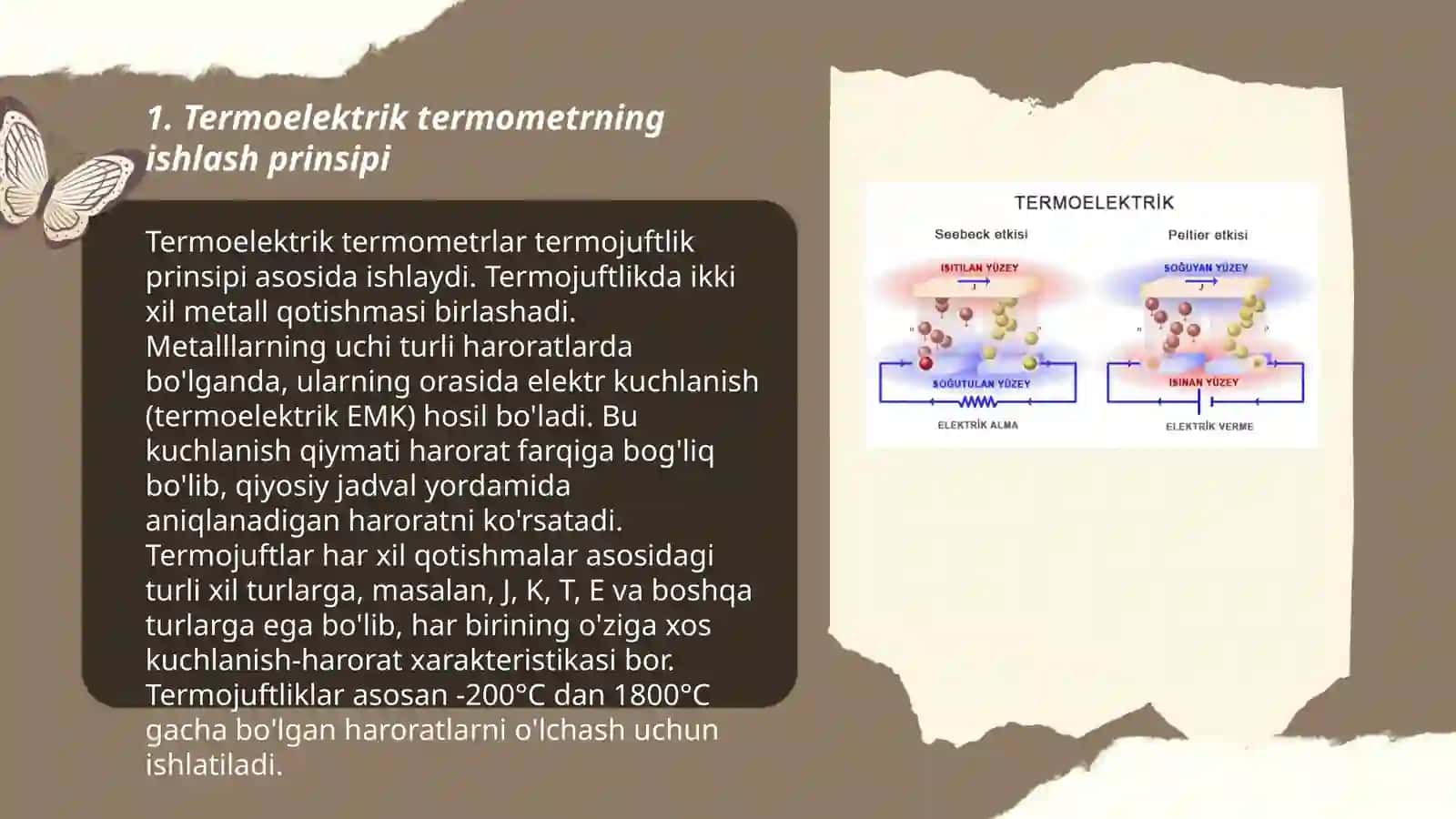 Termoelektrik termometrlar 3