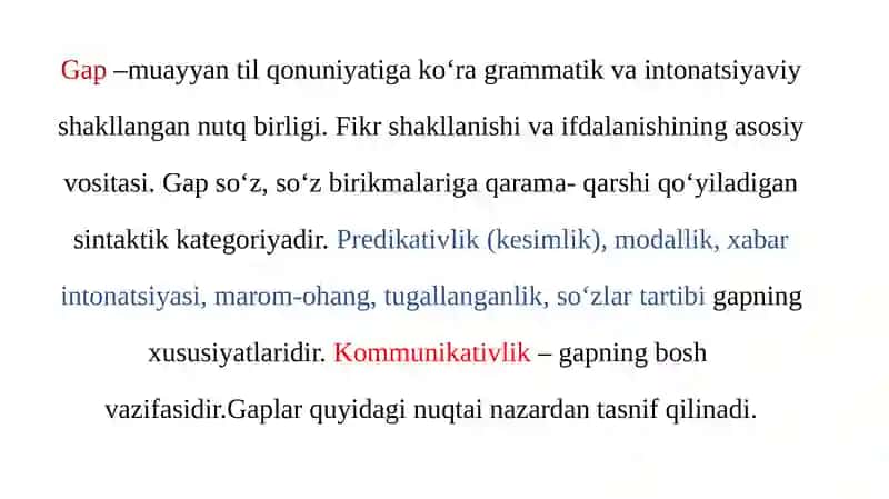 Gapning tuzilishiga ko‘ra turi 3