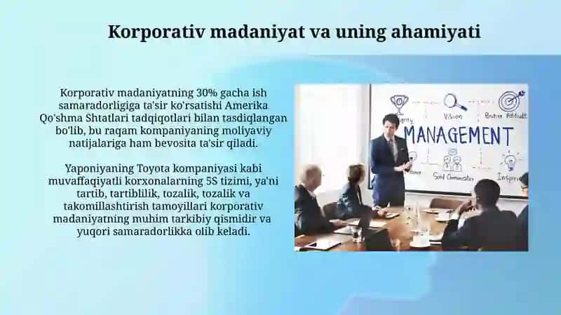 Sifat menejmentining zamonaviy yondashuvlari 3