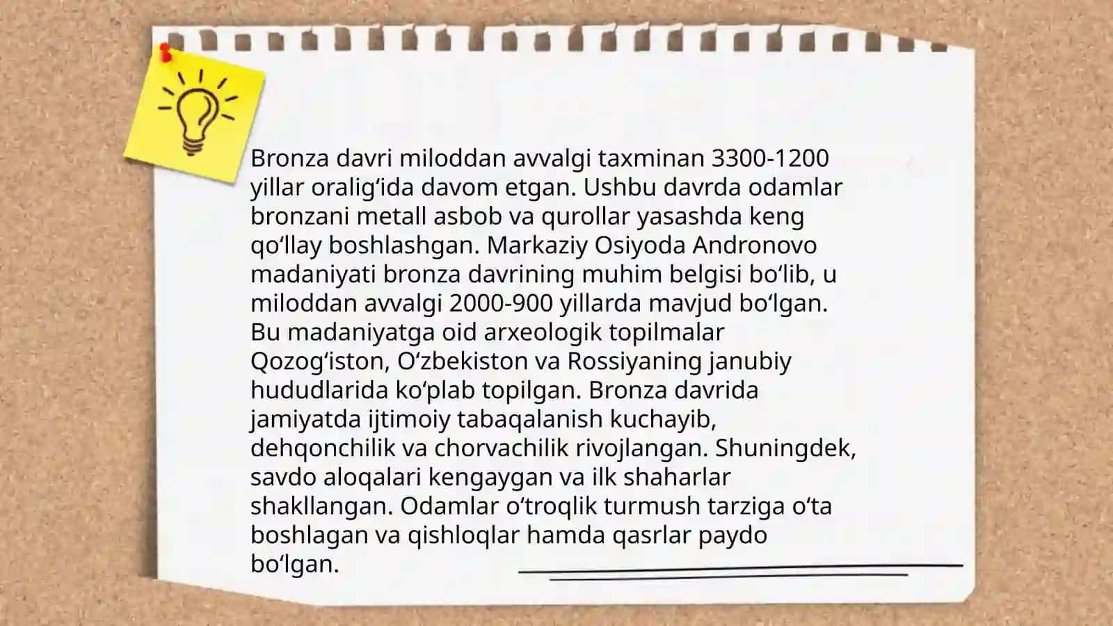 Bronza davri va ilk temir davri yodgorliklari 3