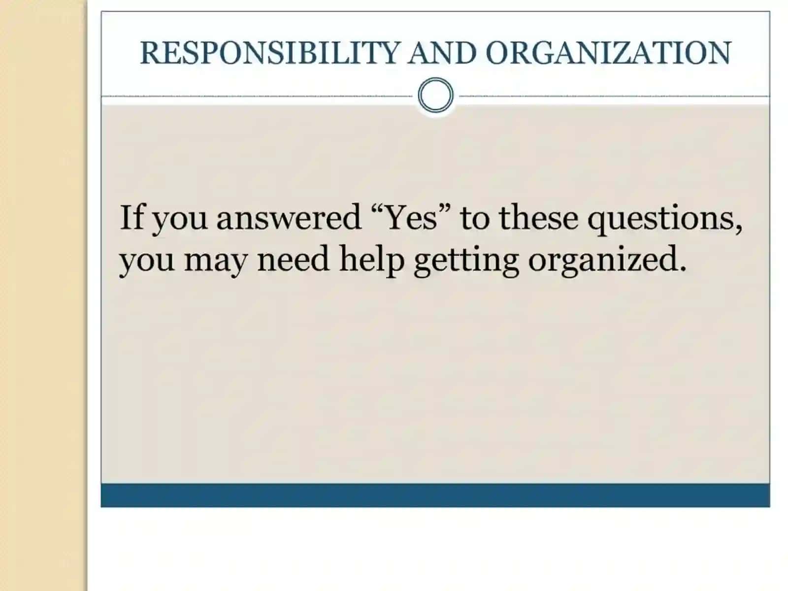 Work organaziation and responsibility 3