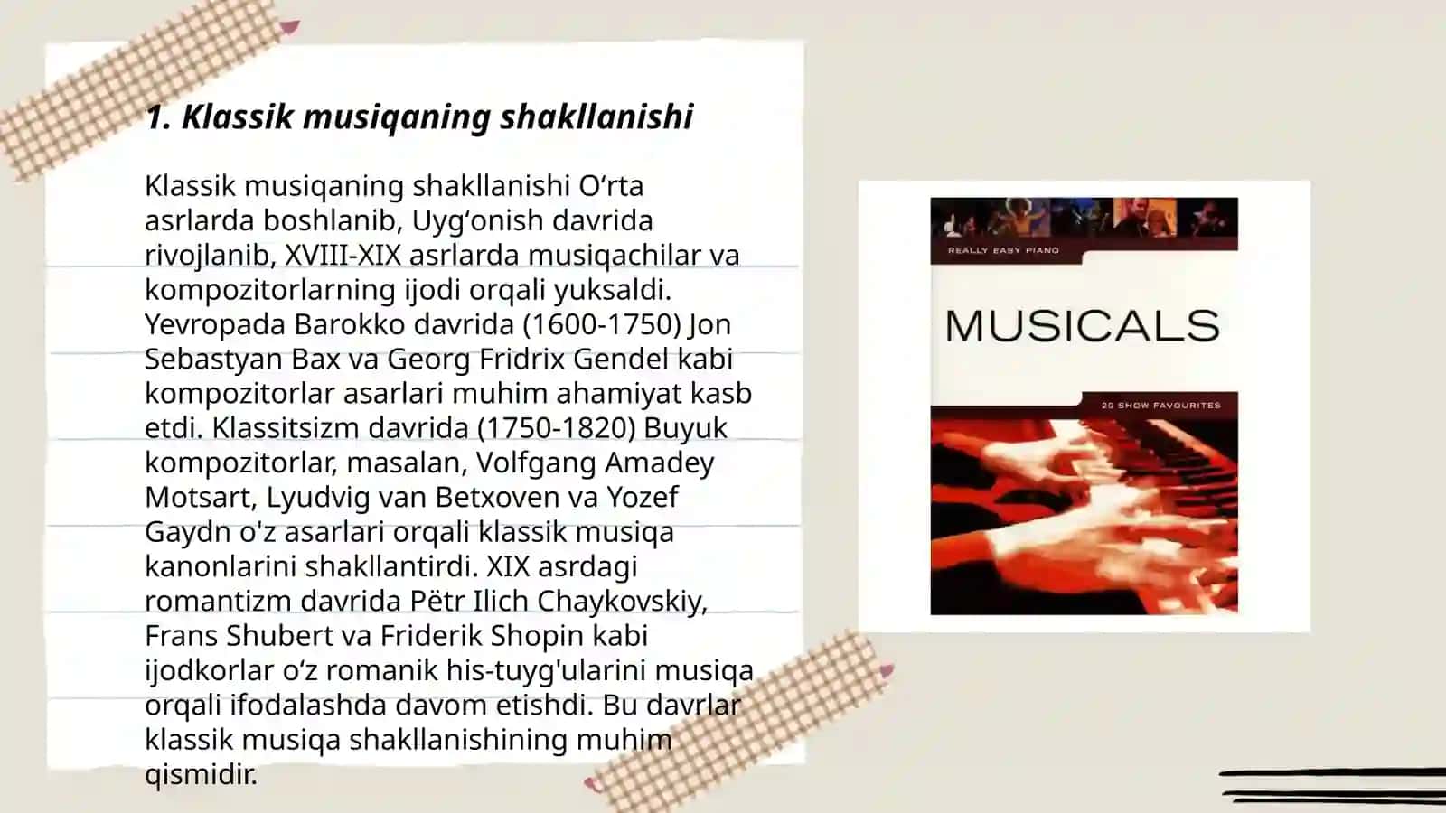 Klassik musiqa va uning tarixi 3