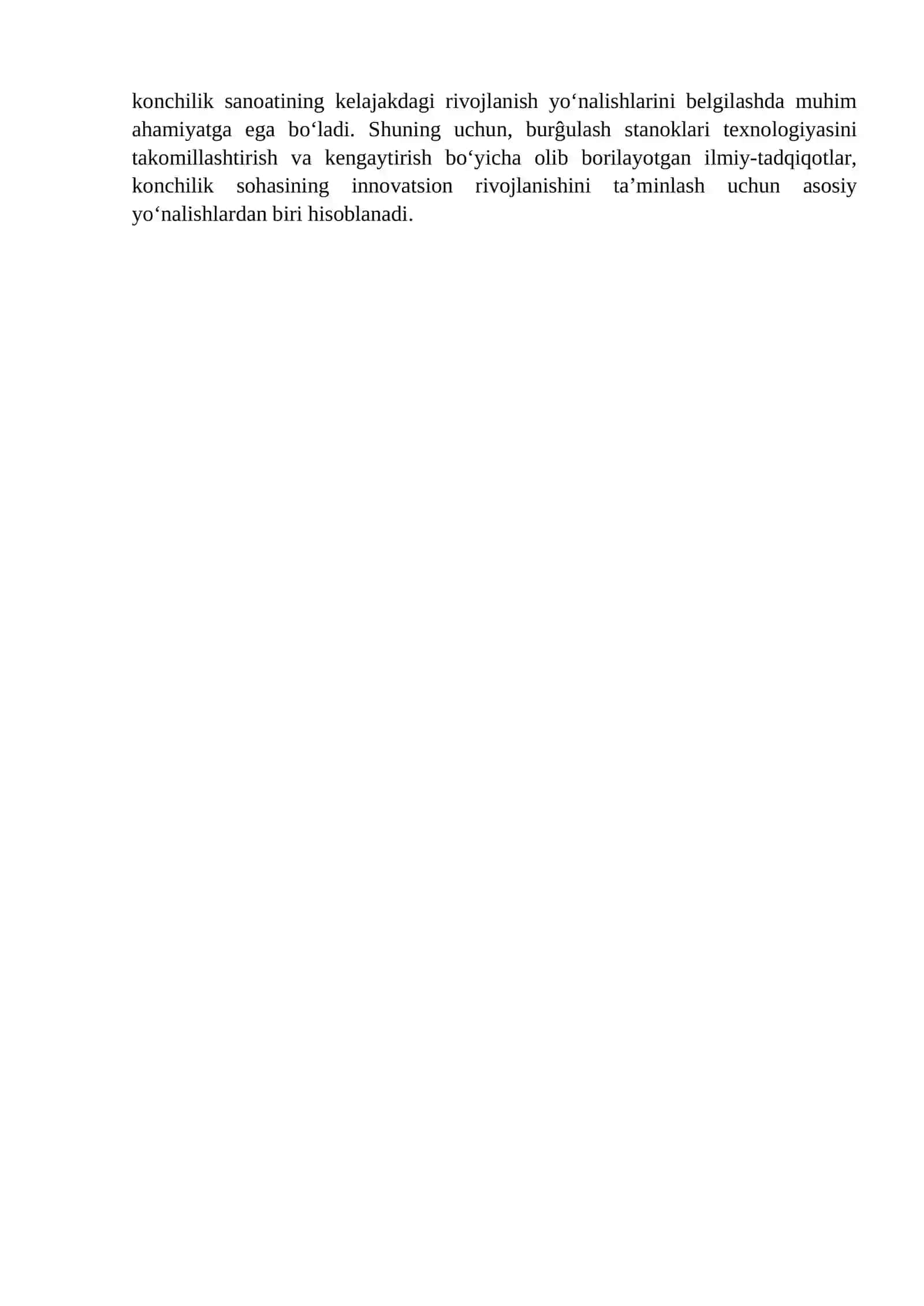 Ochiq usulda qazib olishda qo`llaniladigan burg`ulash stanoklari 3