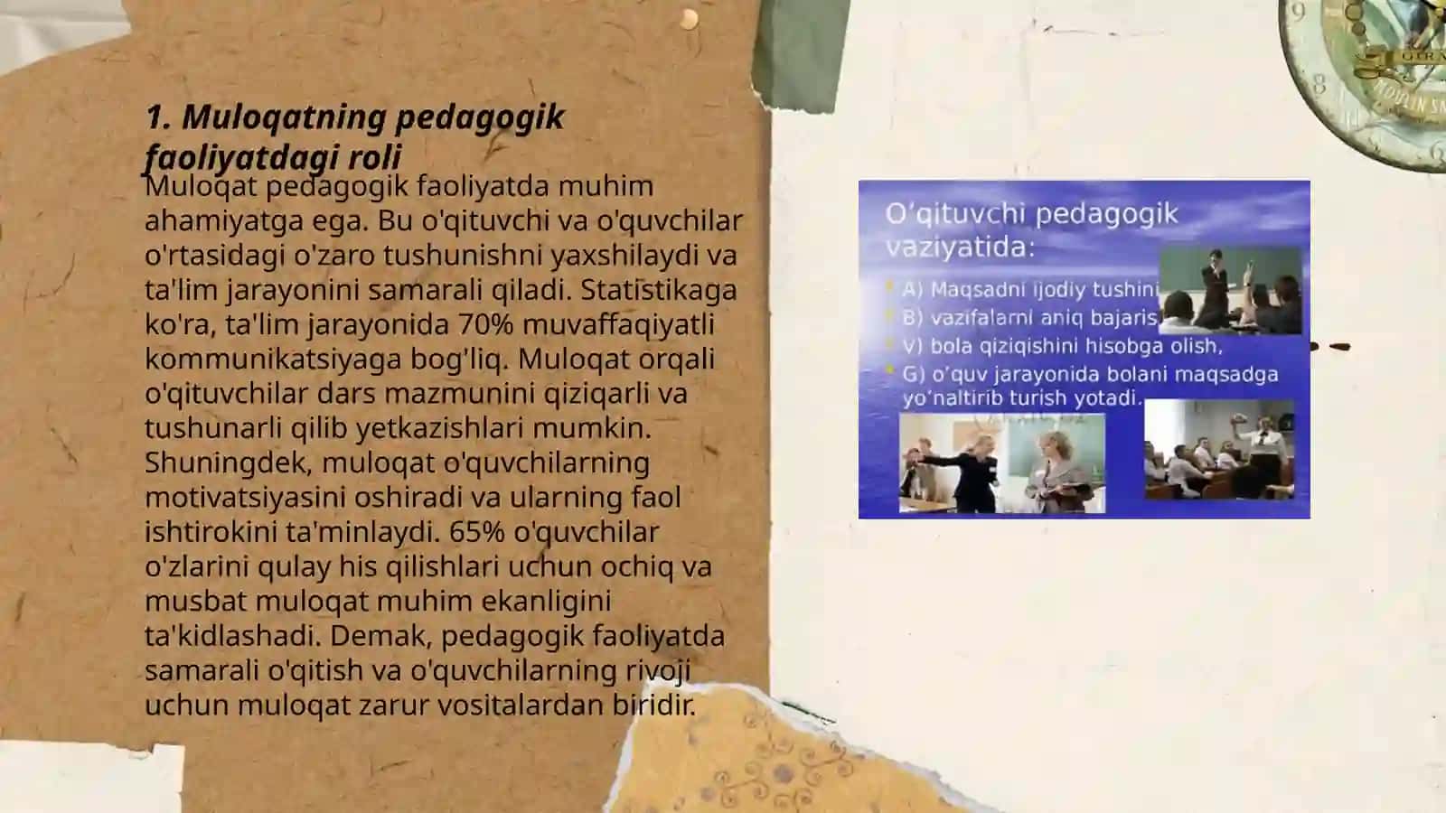 Pedagogik faoliyatda muloqat 3