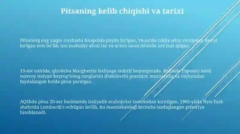 Pitsa haqida 3