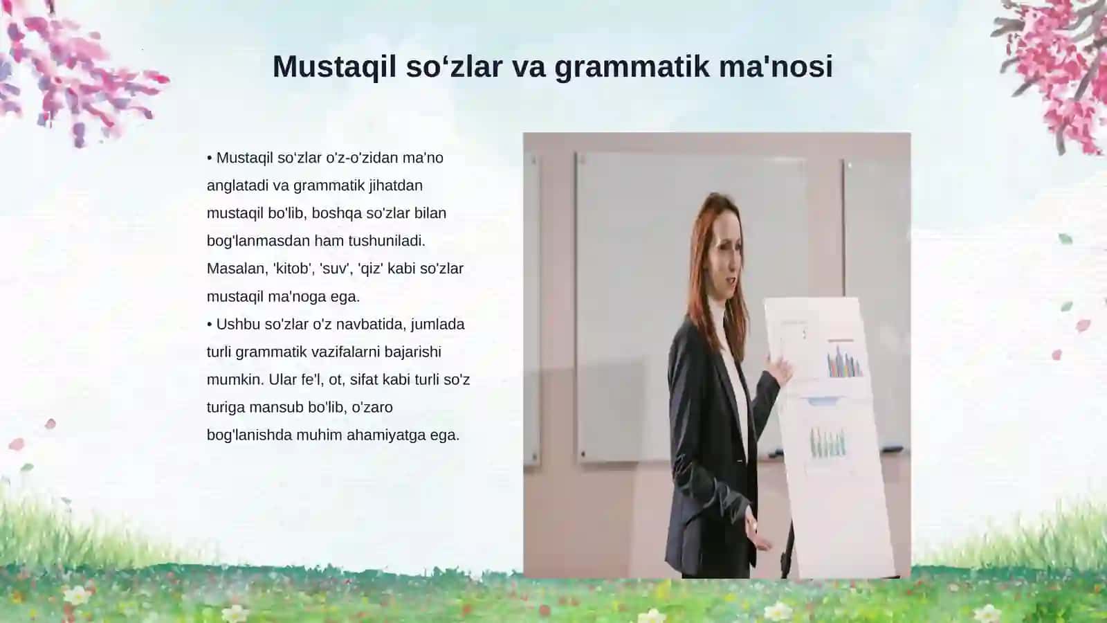 Mustaqil va yordamchi so‘zlararo gramatik ma‘no 3