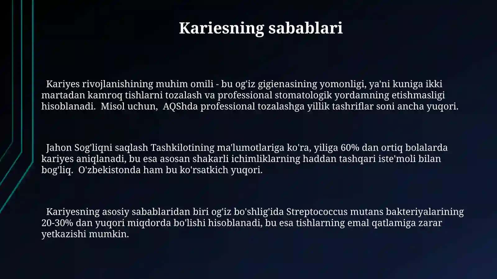 Karies kasalligini profilaktikasi 3