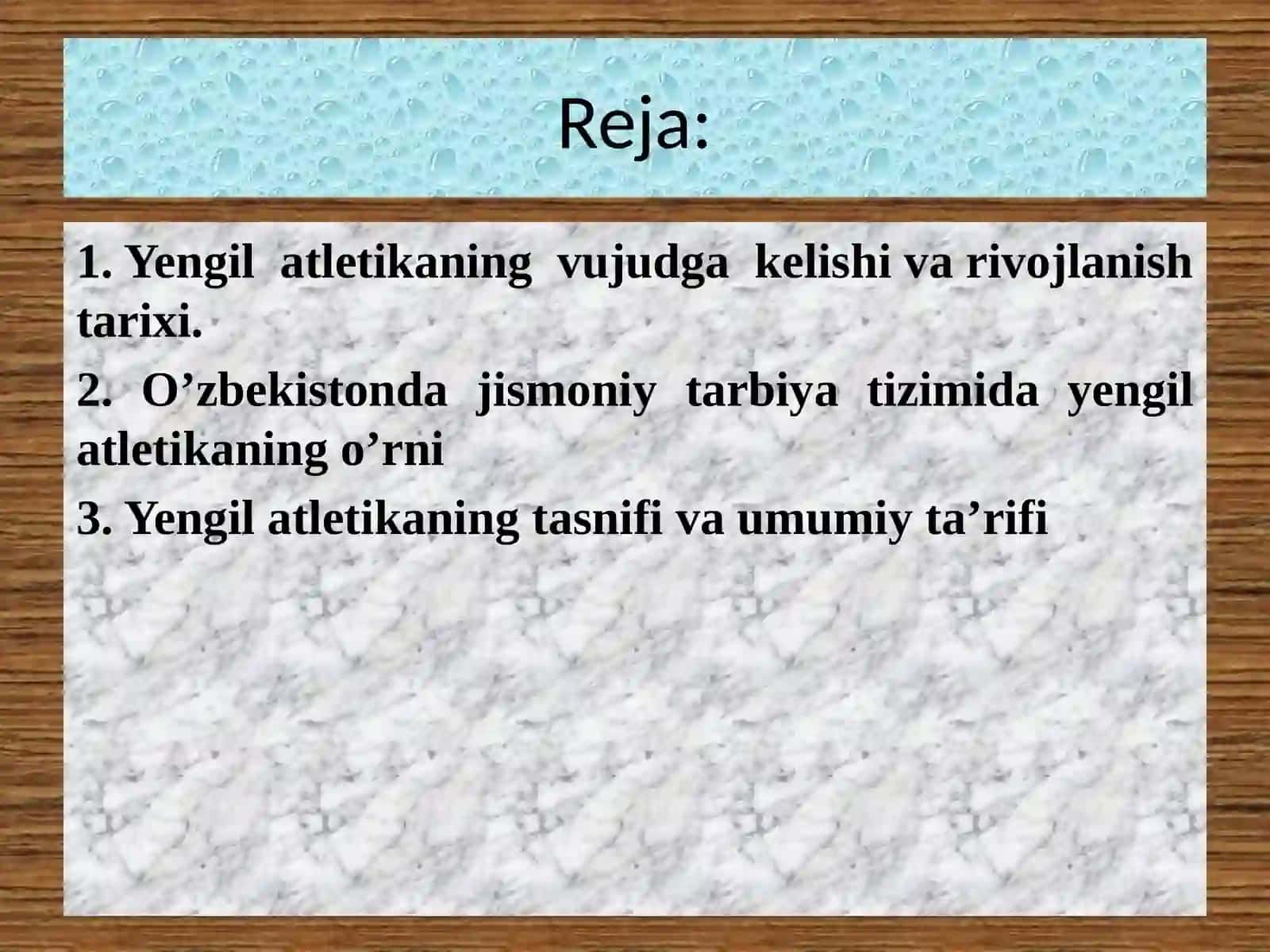 YENGIL ATLETIKANING TARIXI VA UMUMIY TAVSIFI 3