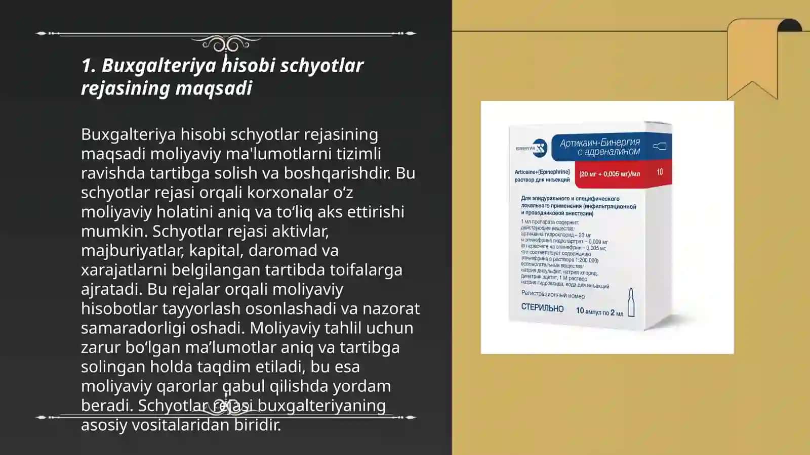 Buxgalteriya hisobi schyotlar rejasi va tarkibiy tuzilishi 3