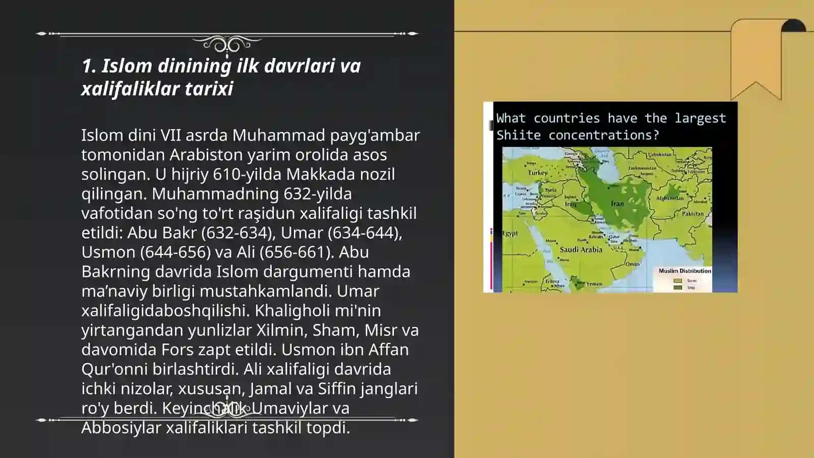 Islom dinida Shialik va Sunniylik vs 3
