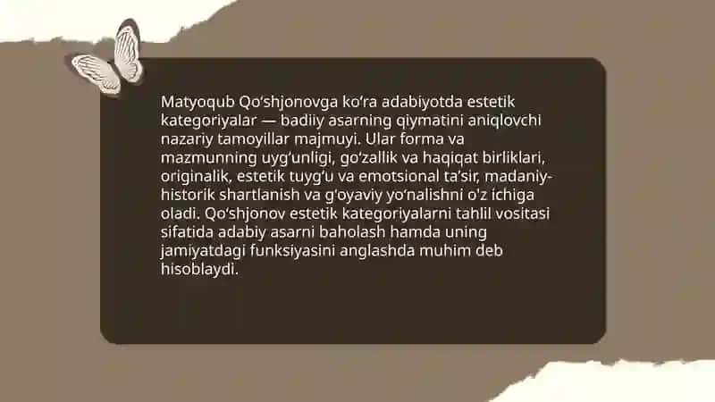Adabiyotda estetik kategoriyalar 3