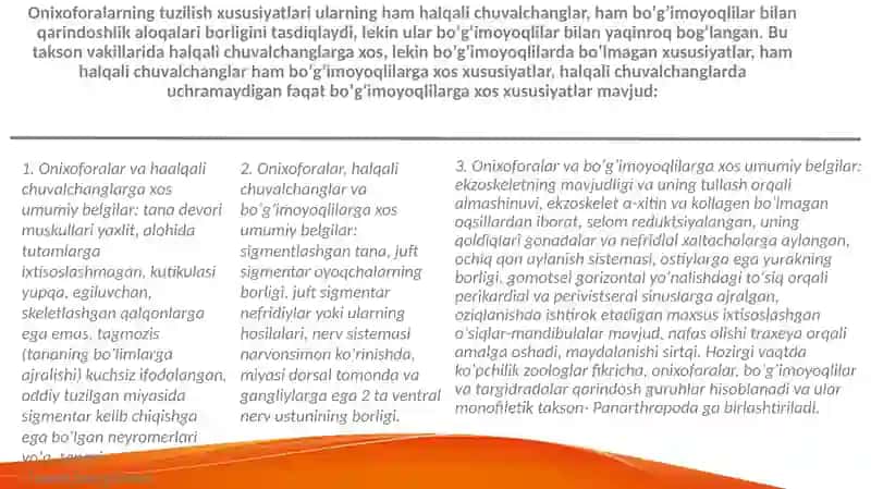 Onychophora Tirnoqlilar 3