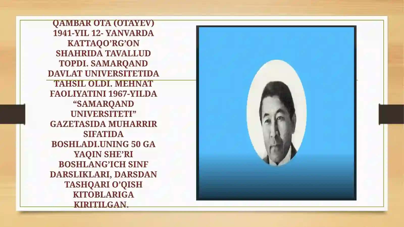 NON QAYERDAN KELADI?(QAMBAR O’TAYEV) 3