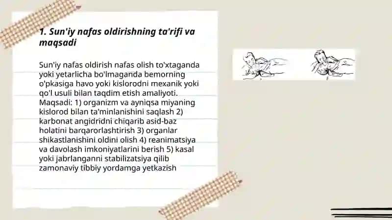 Sun'iy nafas oldirish 3