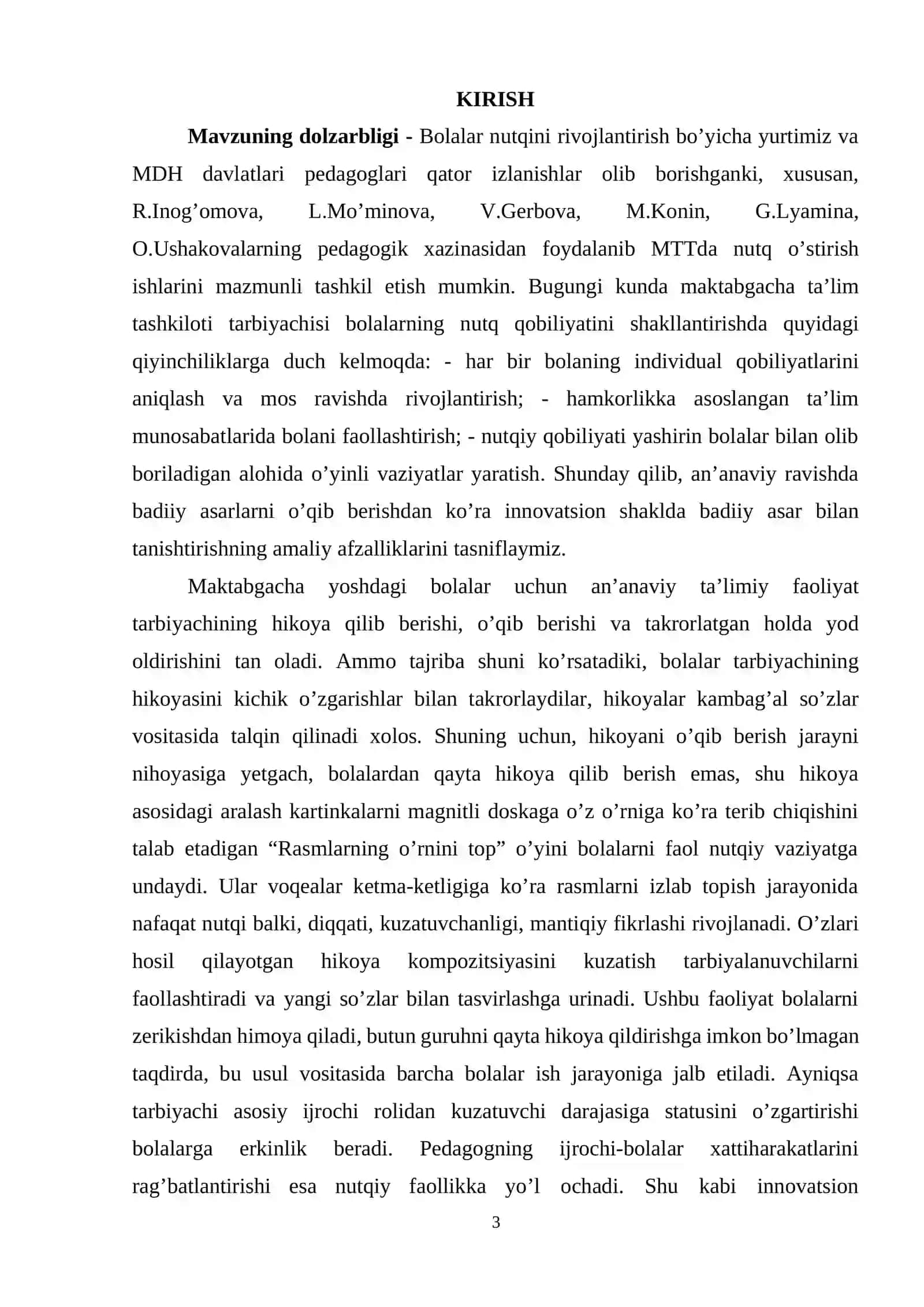 Bolalarda ijodiy nutqni rivojlantirishda dramatik o‘yinlardan foydalanish 3