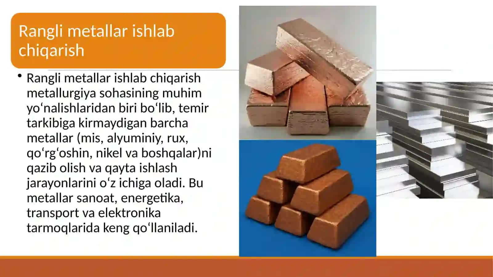 Quymakorlik texnologiyalari fanidan TAQDIMOTI 3