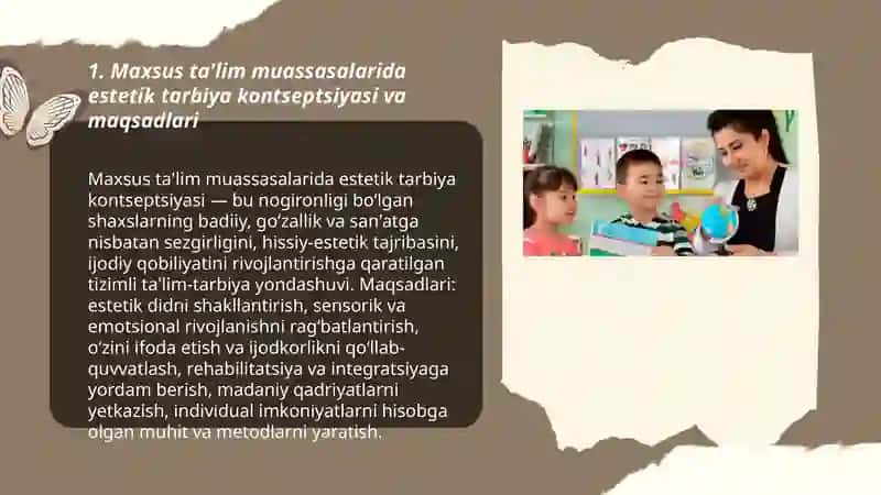 Estetik tarbiya va uni tashkil etish yo'llari 3