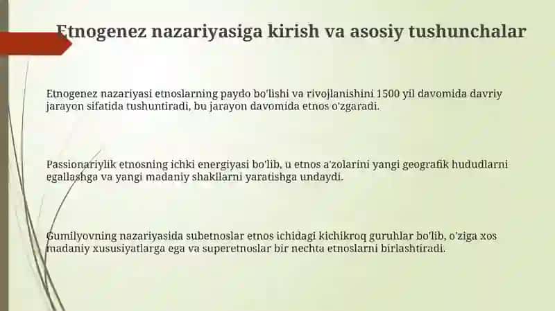 Etnogenez nazariyasi va Gumilyov ilmiy tadqiqot ishlari 3