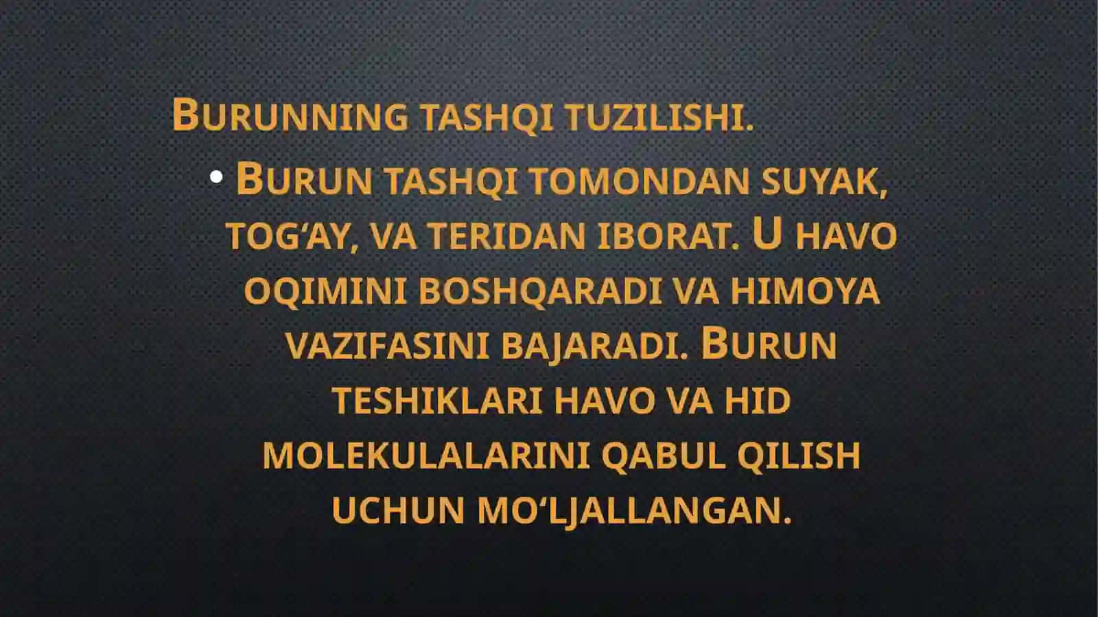Hid bilish a'zosi 3