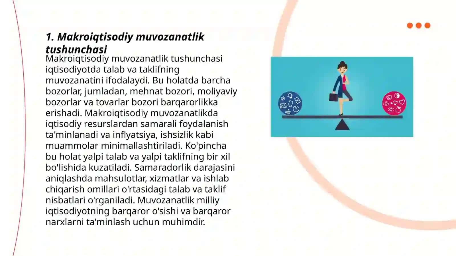 Makroiqtisodiy muvozanatlikning mohiyati va unga erishish yo‘llari 3