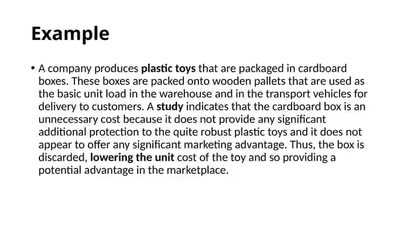 The Total Logistics Concept (TLC) 3