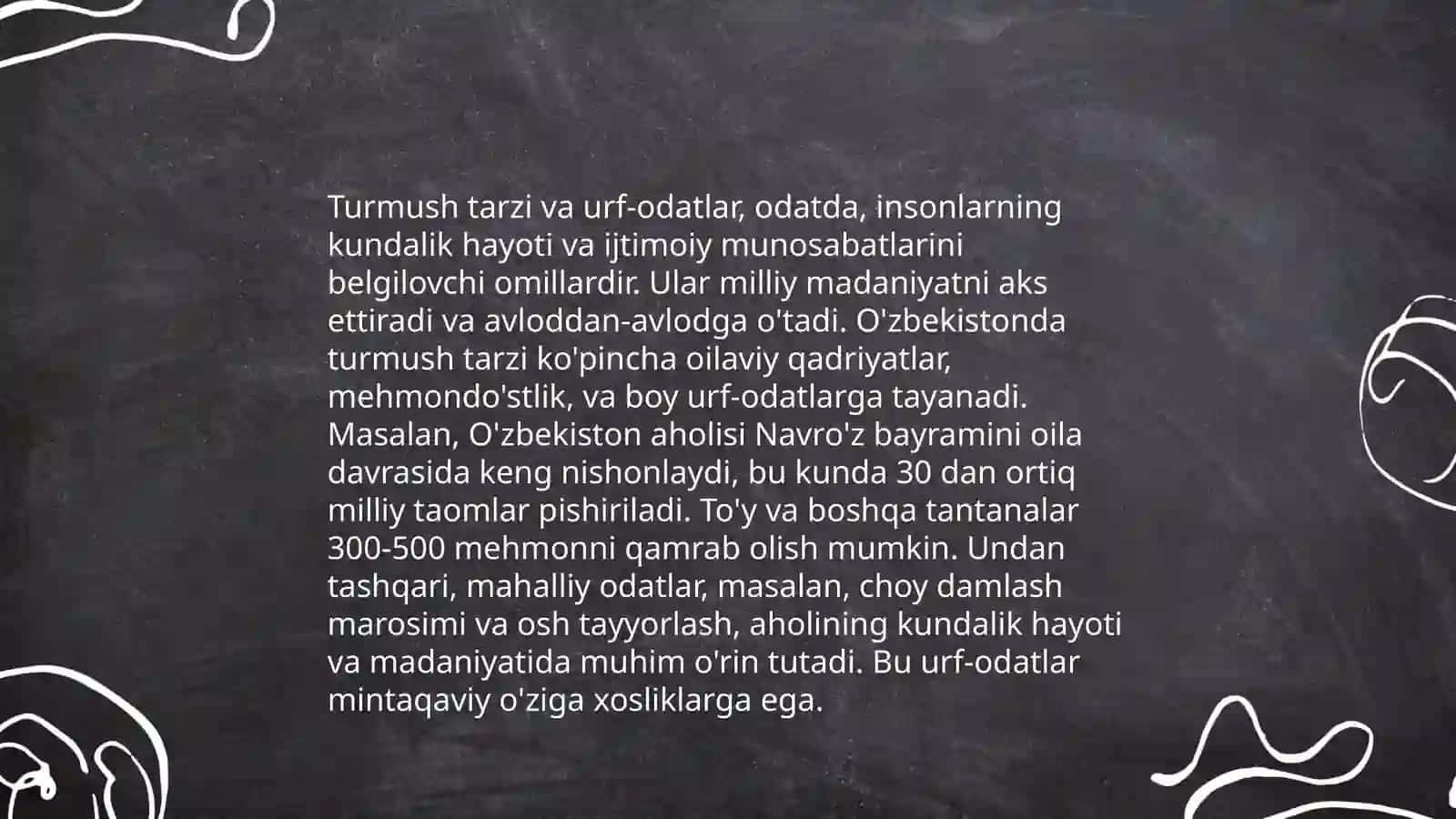 Dunyo xalqlari ma'daniyatudagi umumiy farqlar 3