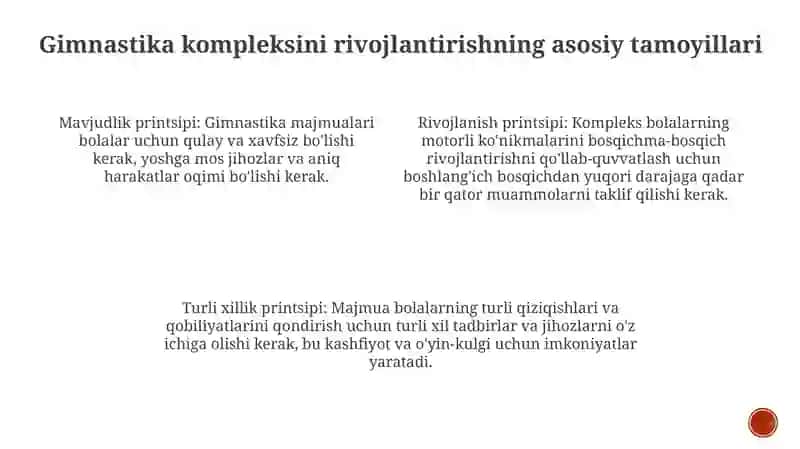 Maktabgacha Yoshdagi Bolalar Uchun Gimnastika Komplekslarini Shakllantirish 3
