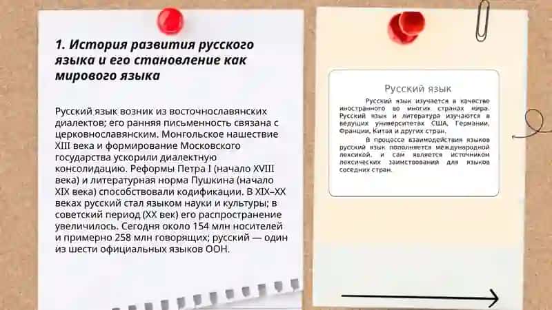 Русский язык – один из мировых языков.Русскый язык трудный,но интересный 3