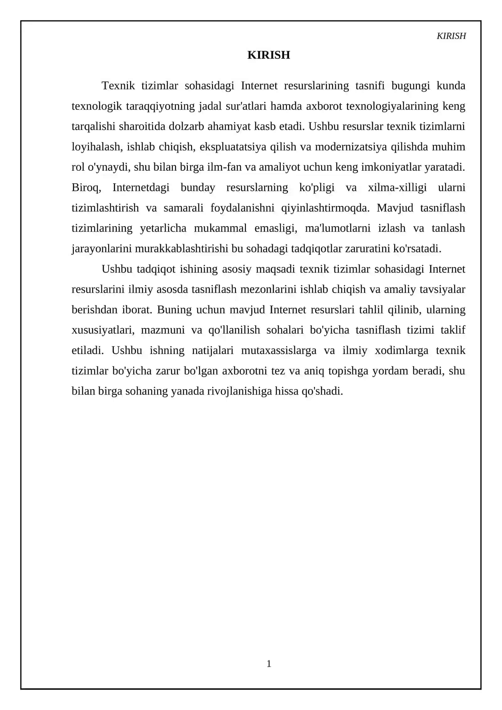 Texnik tizimlar soxasidagi Internet resurslarning tasnifi 3