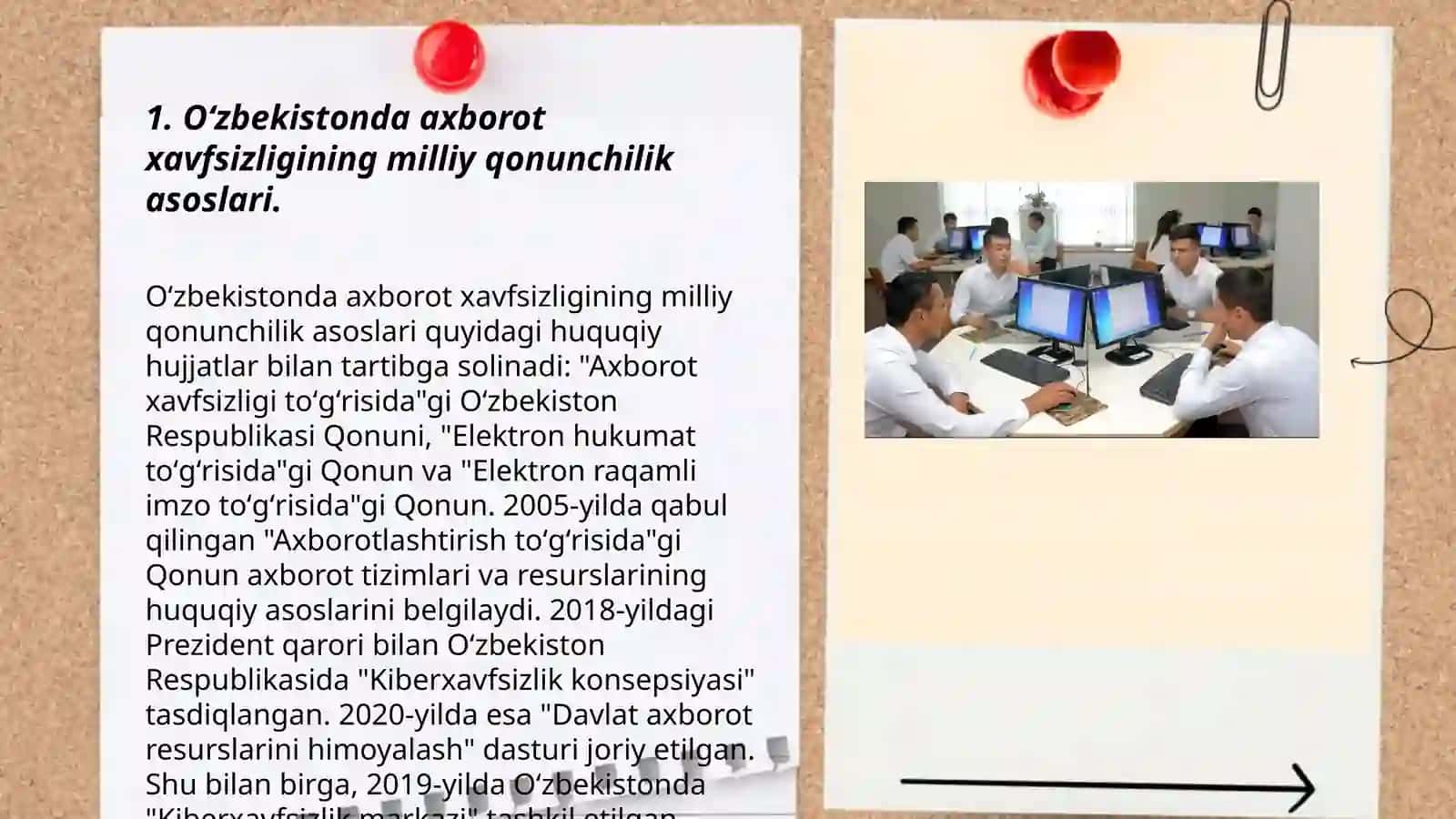 Oʻzbekistonda axborot xavfsizligining maʼnaviy va huquqiy asoslari 3