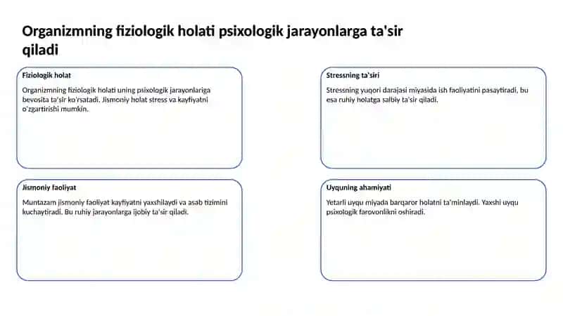 Psixologiya fanini oʻzlashtirishda fiziologiyaning oʻrni 3