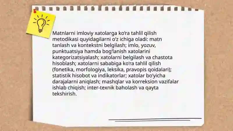 Matnlarni imloviy tahlil qilish va imloviy savodxonlikni oshirish boʻyicha mashqlar 3