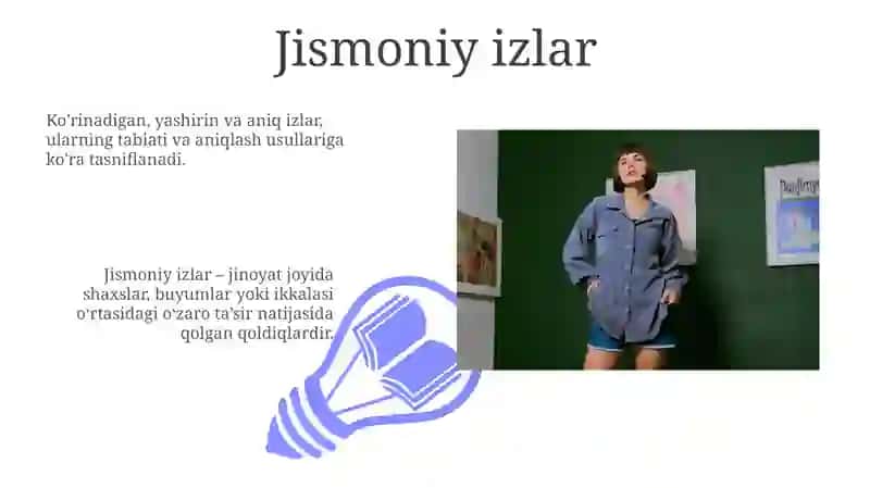 Trasologiya tushunchasi, izlarning tasniflari 3