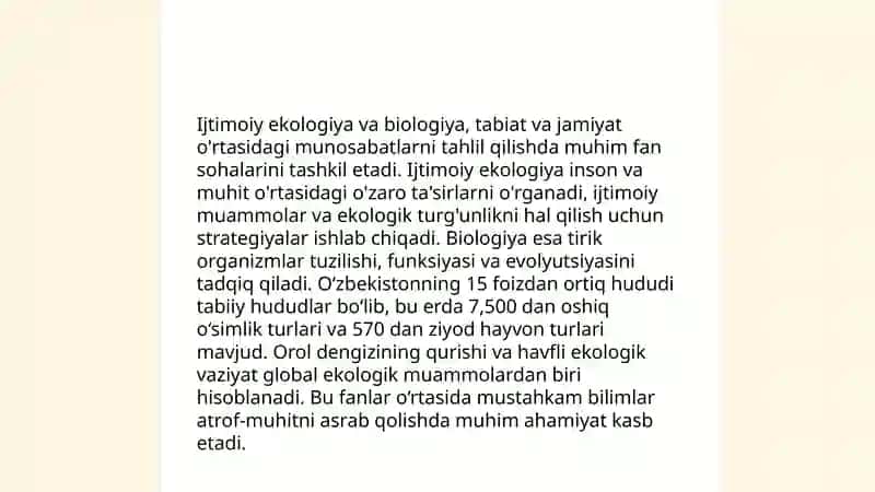 Ijtimoiy ekologiyani boshqa fanlar bn bogliqligi 3