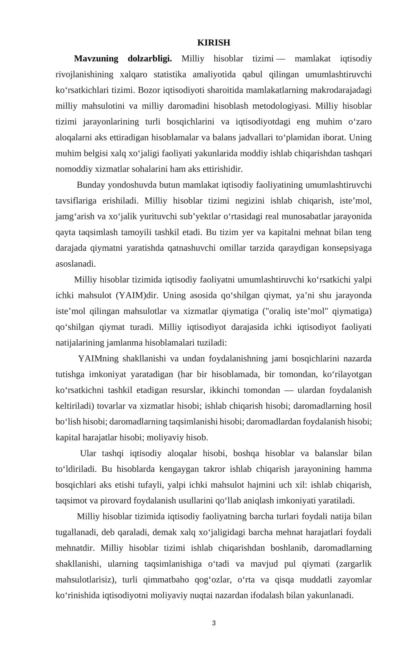 MAKROIQTISODIY TAHLIL VA PROGNOZLASH 3