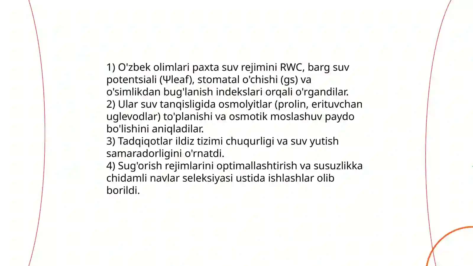 O'simliklar Fiziologiyasiga Hissa Qo'shgan O'zbek Olimlarini Olib Borgan Ilmiy Tadqiqot Ishlari 3