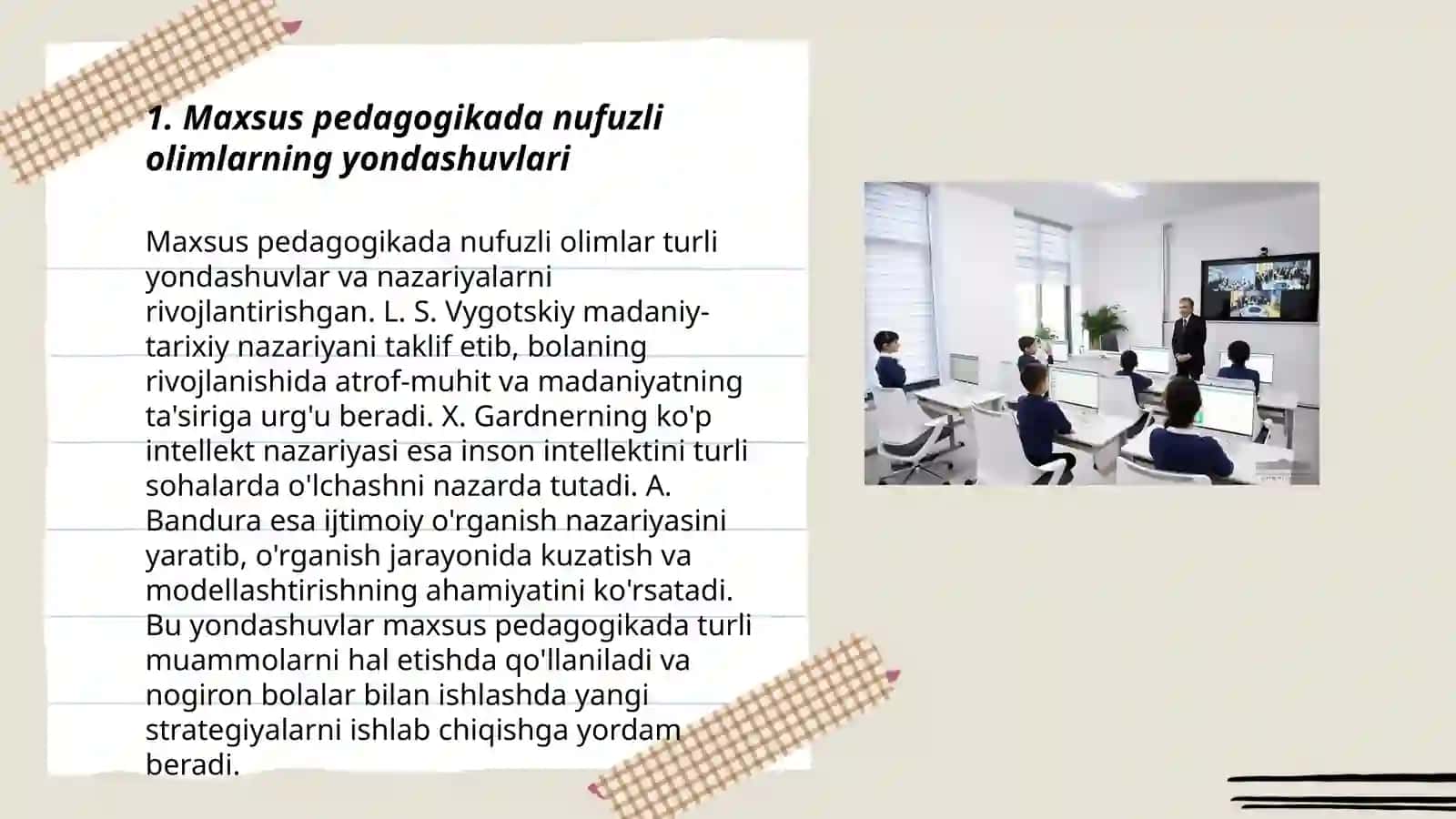 Maxsus pedagogik sohadagi yetuk olimlarning pedagogik yondashuvlari 3