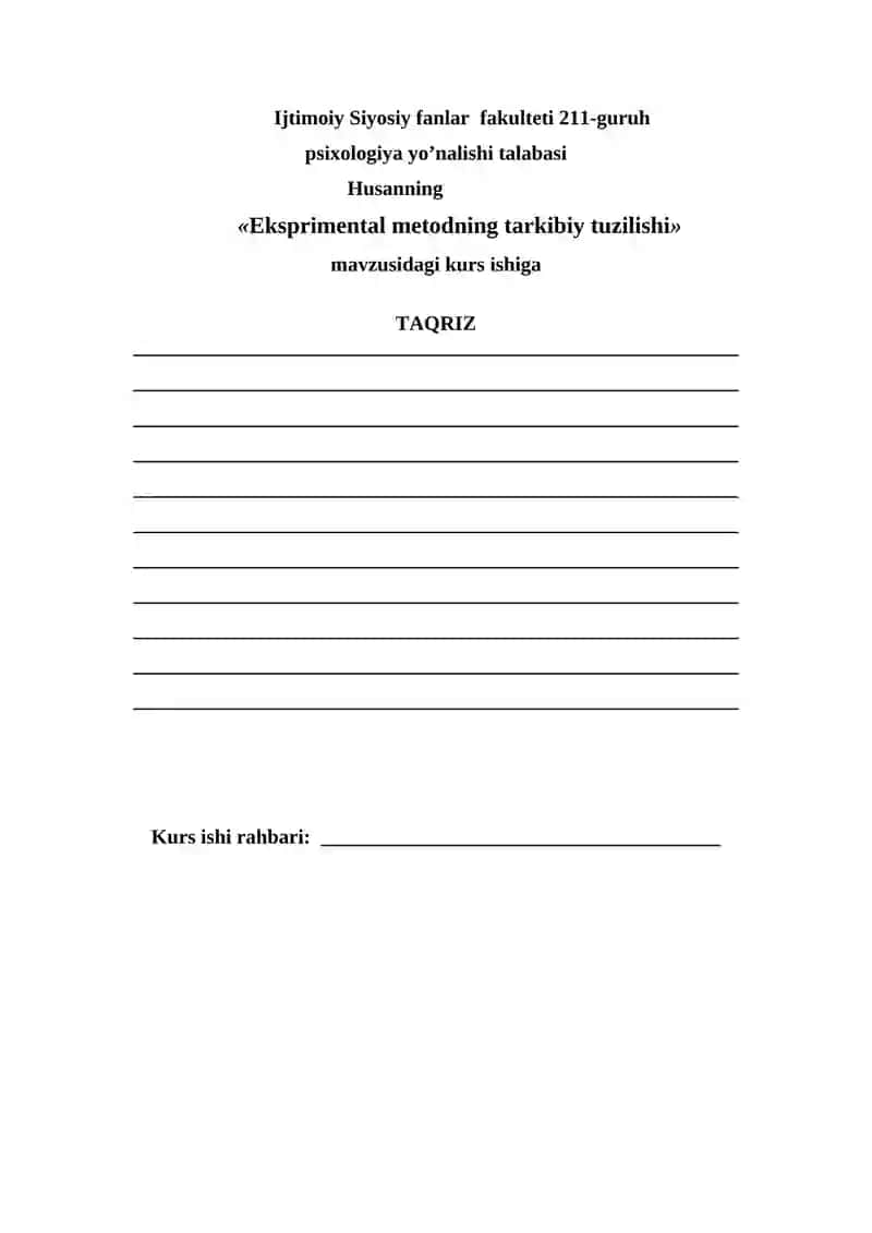 Eksprimental metodning tarkibiy tuzilishi 3