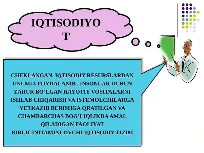 IQTISODIYOT TUSHUNCHASI VA UNING BOSH MASALASI 3