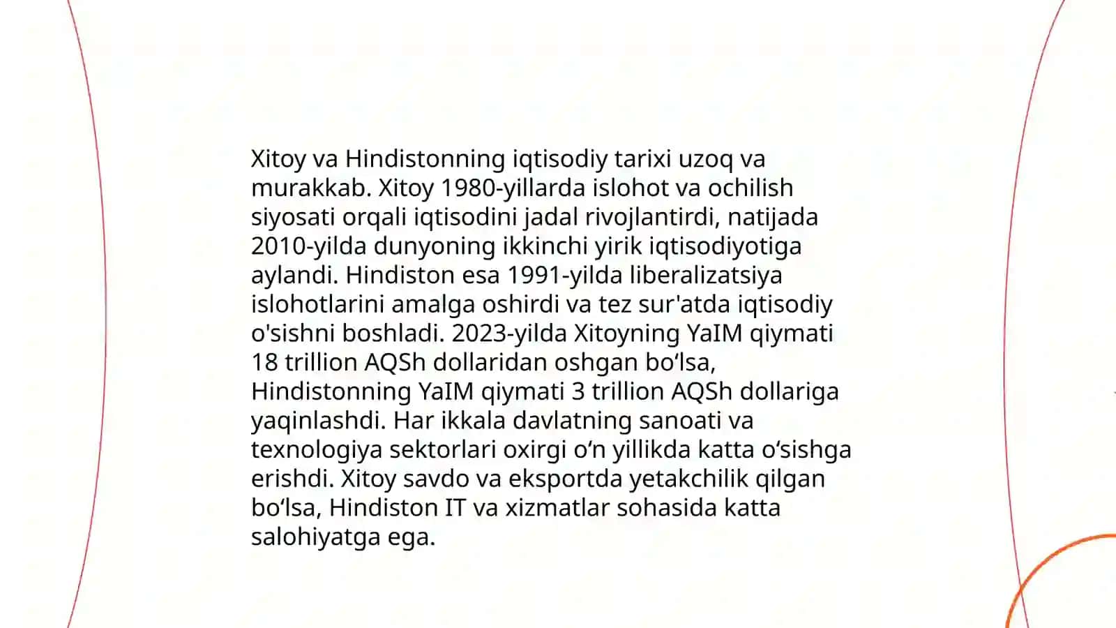 Xitoy va Hindistonning iqtisodiy tarixi 3