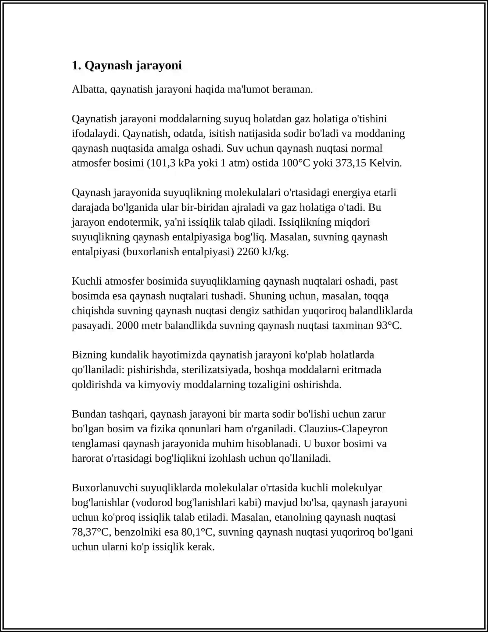 QAYNASH VA UNING TURLARI 3
